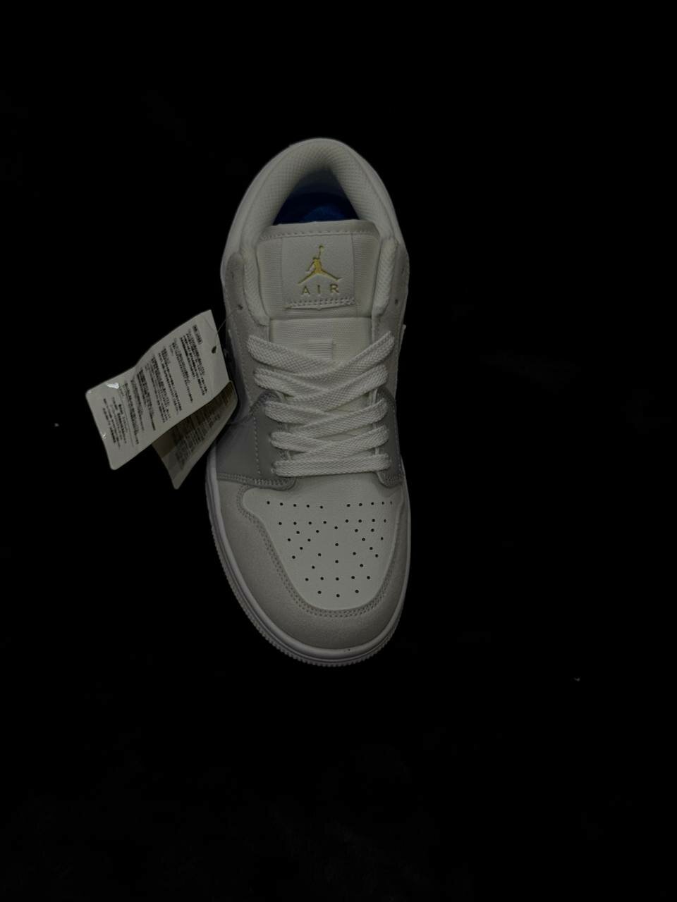 Кроссовки NIKE Air Jordan 1 Low OG, размер 40, серебристый
