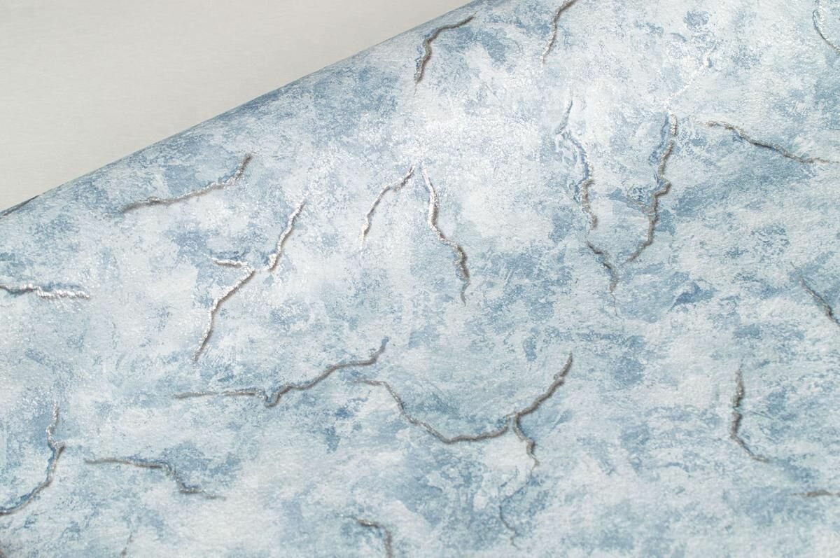 Обои бумажные плотные, под мрамор, под Штукатурку, дуплекс в детскую спальню прихожую, без пвх 0,53х10м — фото 1