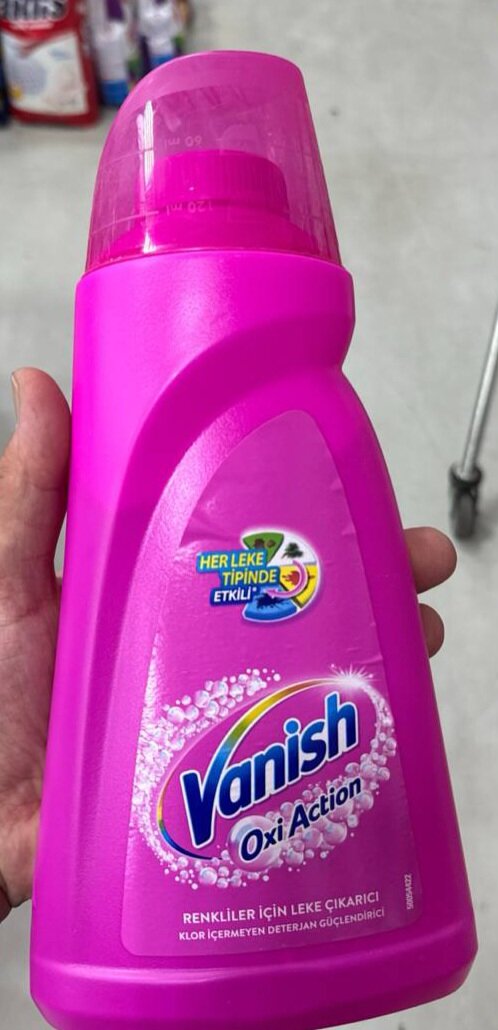 Vanish Пятновыводитель Oxi Action для тканей жидкий, 1000 мл