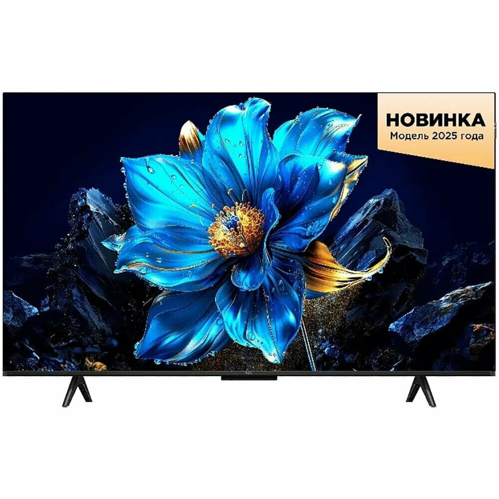 Телевизор TCL 43S5K, диагональ 43", QLED, Wi-Fi, Google TV, чёрный