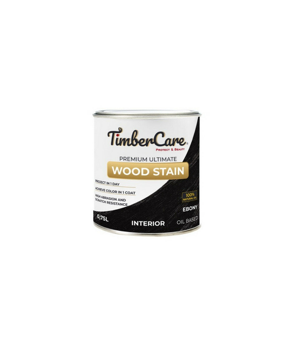 Масло TimberCare Wood Stain Ebony тонирующее эбеновое дерево 075 л