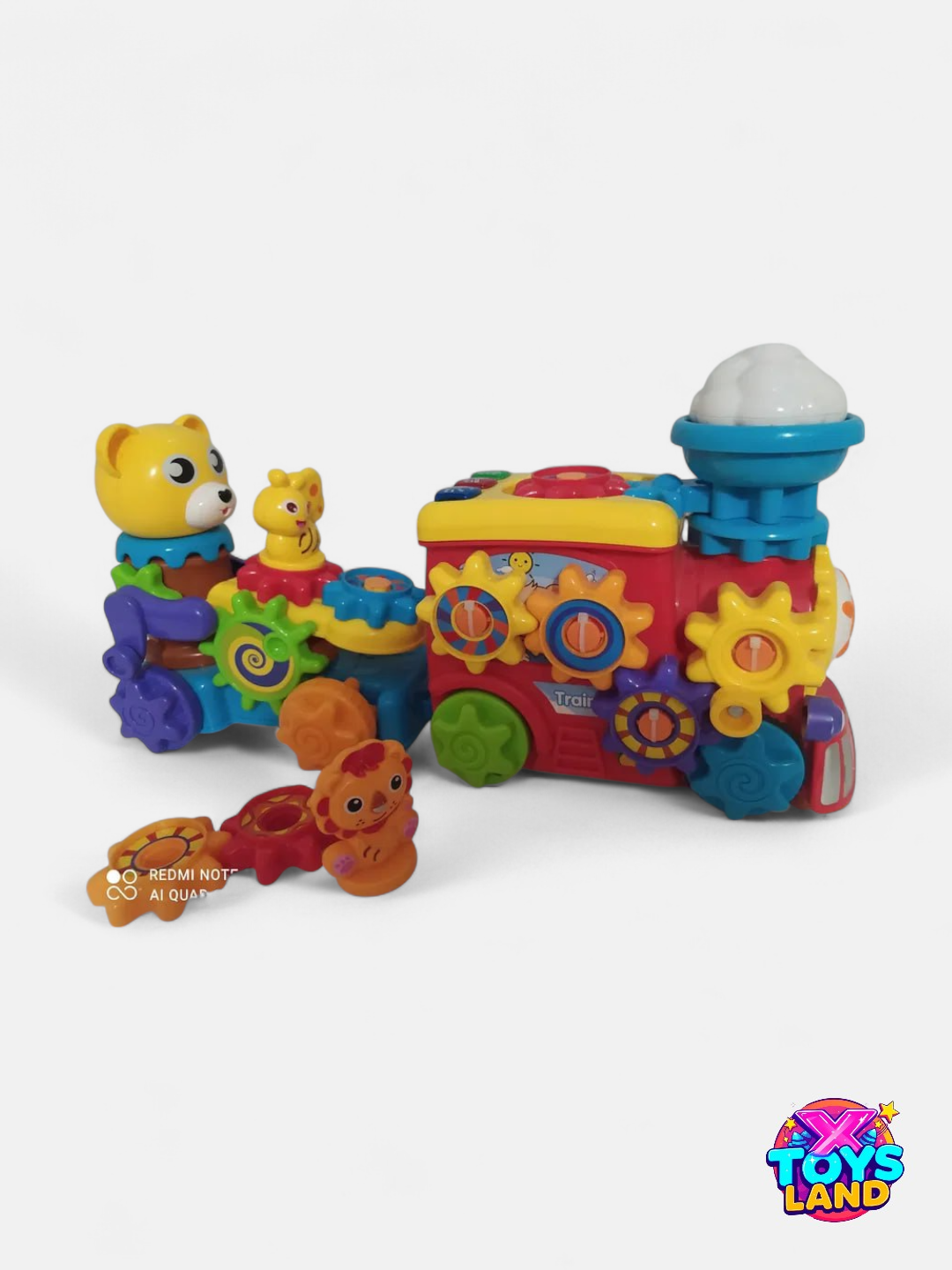Развивающая игрушка "Паровозик" 1-3 лет, пластик, звуковые и световые эффекты