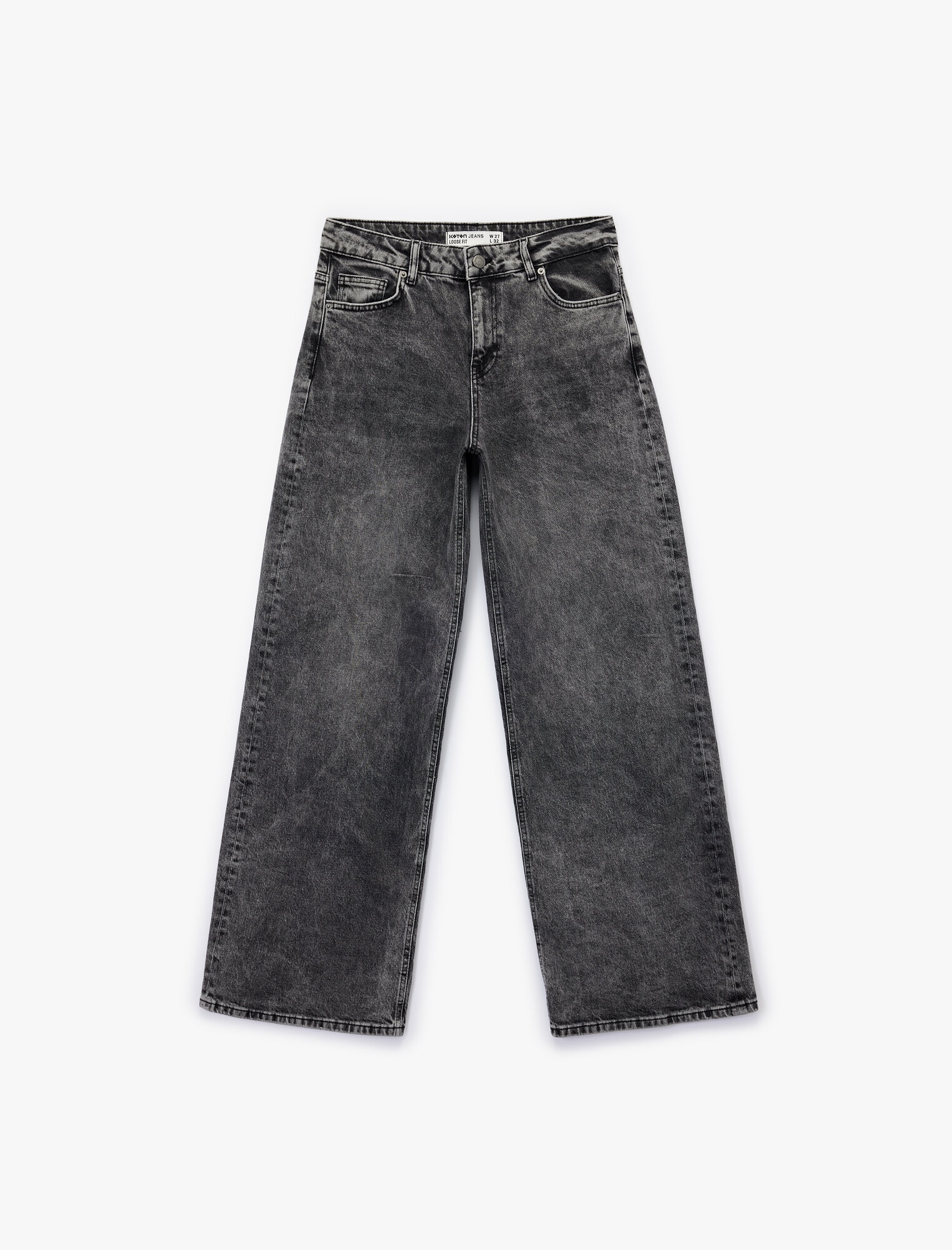 Джинсы KOTON размер W27 L32 (рост 182 см) серый