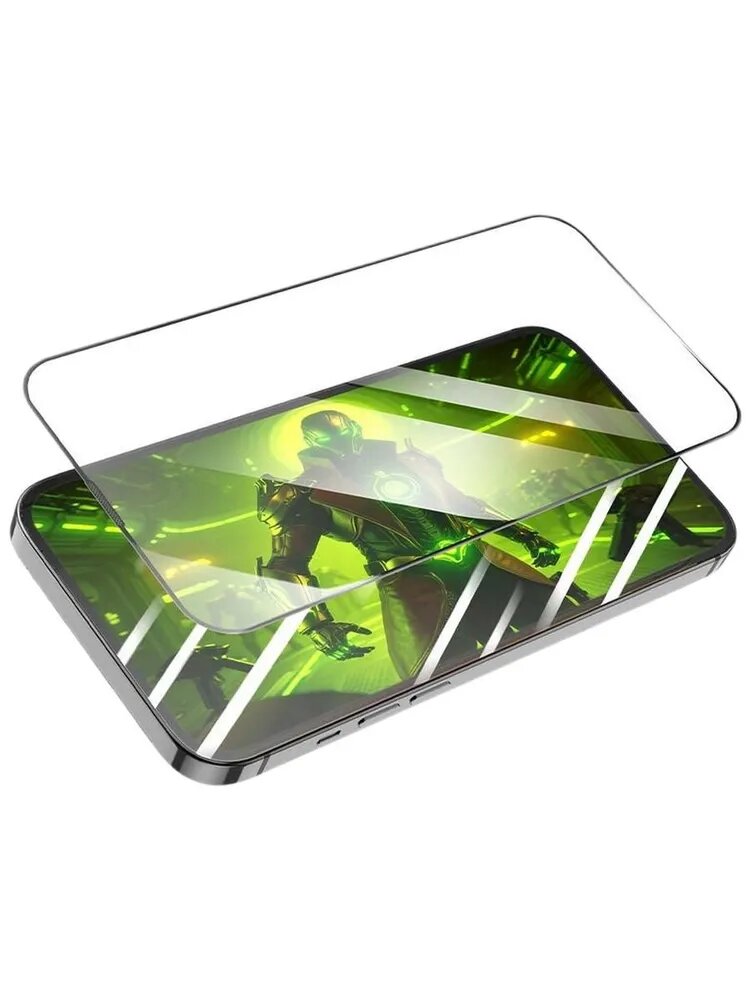 Защитное стекло для Apple iPhone 13/13Pro, 14, 16E HOCO, закаленное, сверхпрочное — фото 1