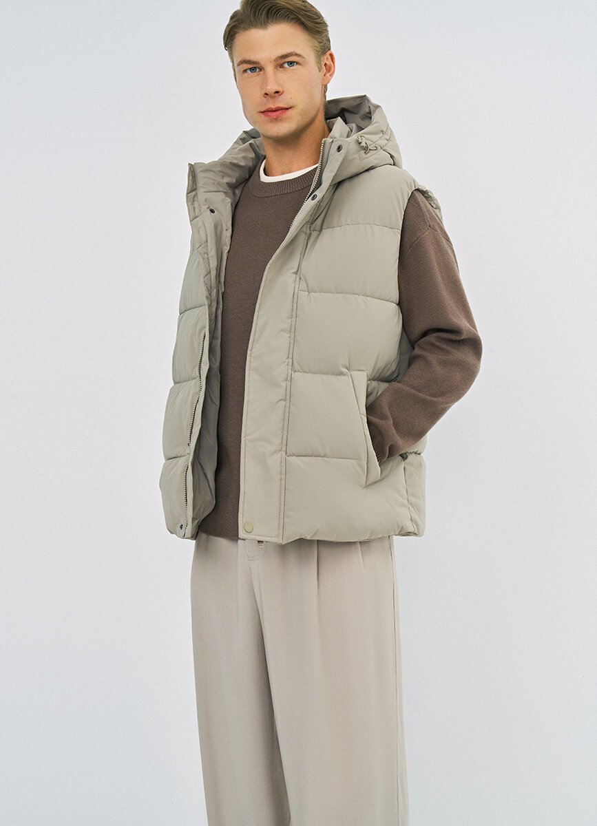 Куртка O'STIN размер 58-60 светло-бежевый