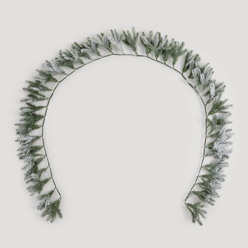 Изображение товара Ветка-гирлянда декоративная, 2,7 м, пластик, Заснеженная ель, Snowy decor