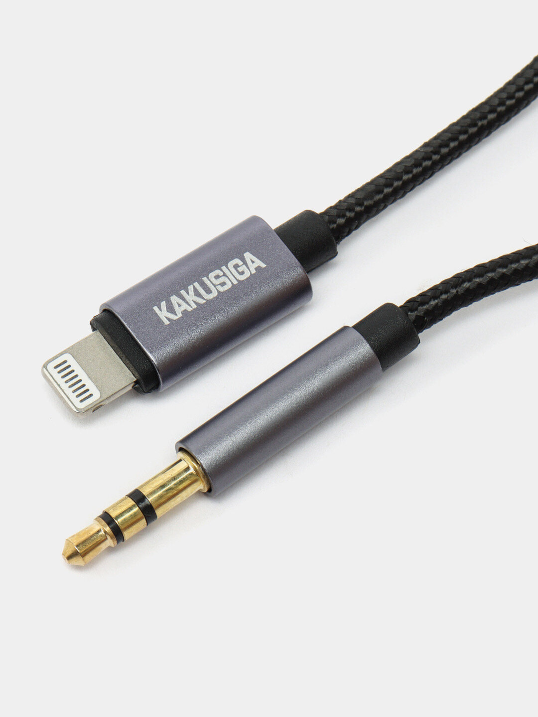 Kakusiga Lightning – AUX аудиокабель 1 м | Цифровой Hi-Fi-кабель iP