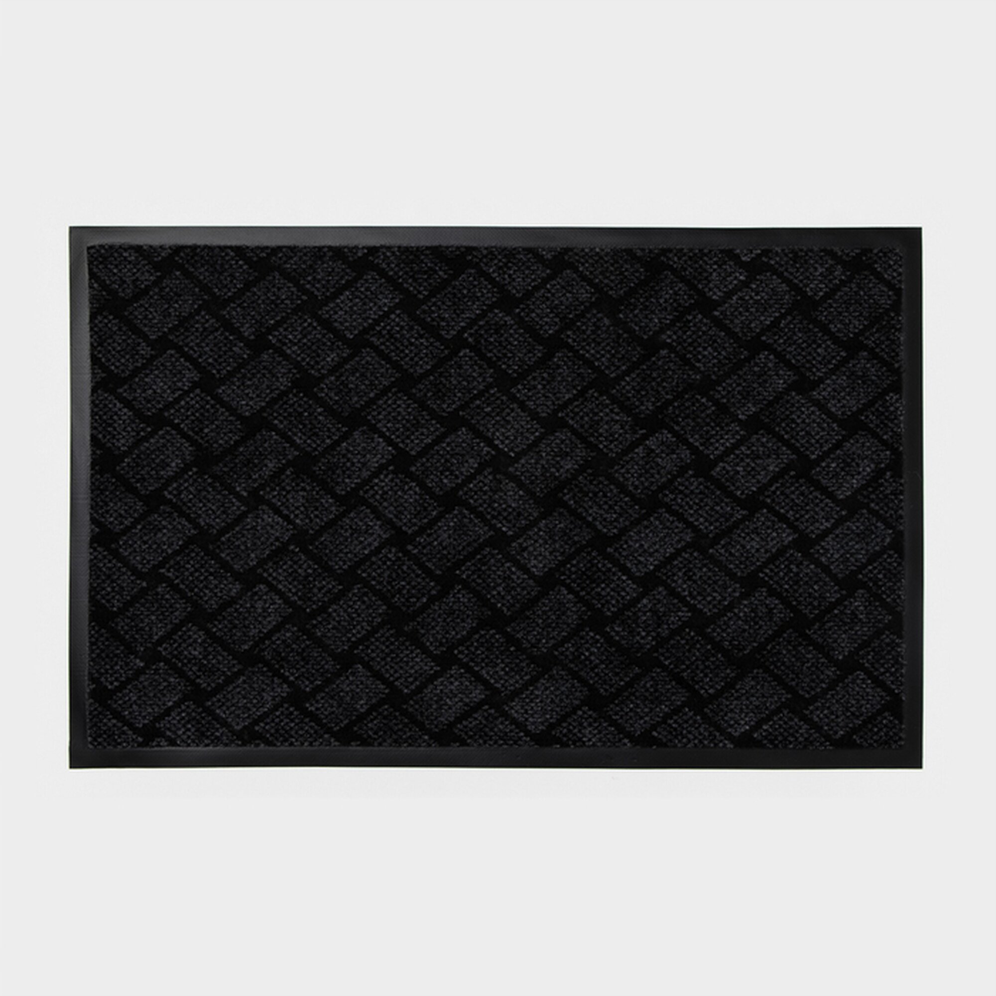 Коврик придверный влаговпитывающий «Крафт» 50×80 см цвет серый