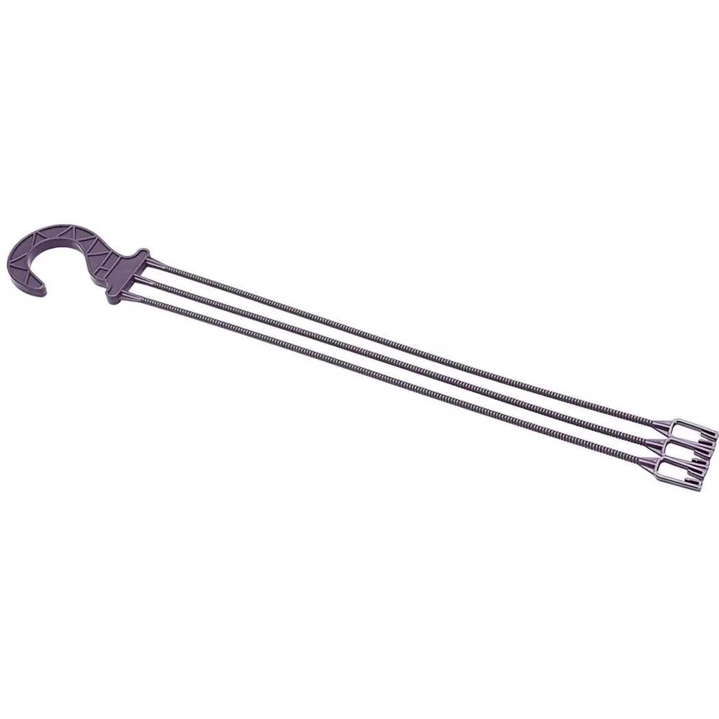 Подвес для кашпо 53см регулируемый пластик цвет пыльная роза надежное крепление