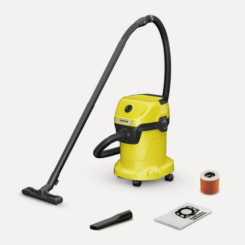 Изображение товара Karcher Пылесосы WD 3 V - 17 4 20 EU Пылесос хозяйственный 1.628 - 127.0