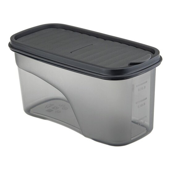 Емкость Idea для сыпучих продуктов бест 1л М 1254 Графитовый