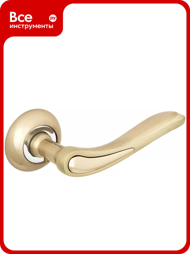 Дверная ручка Palladium Sofia SG/GP 00009403