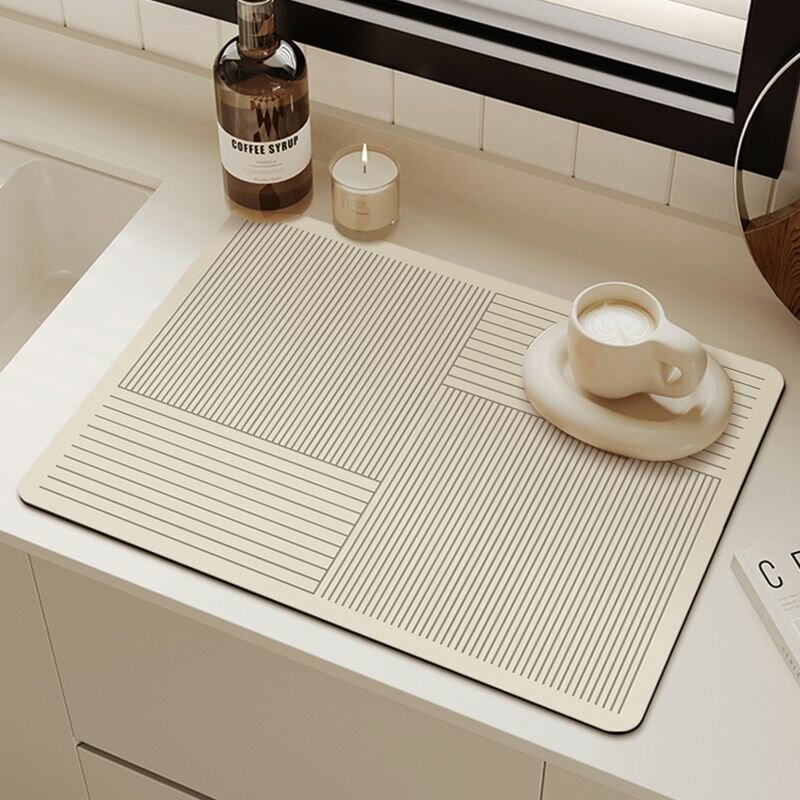 Коврик для сушки посуды  40 см х 50 см х 0.3 см 1 шт