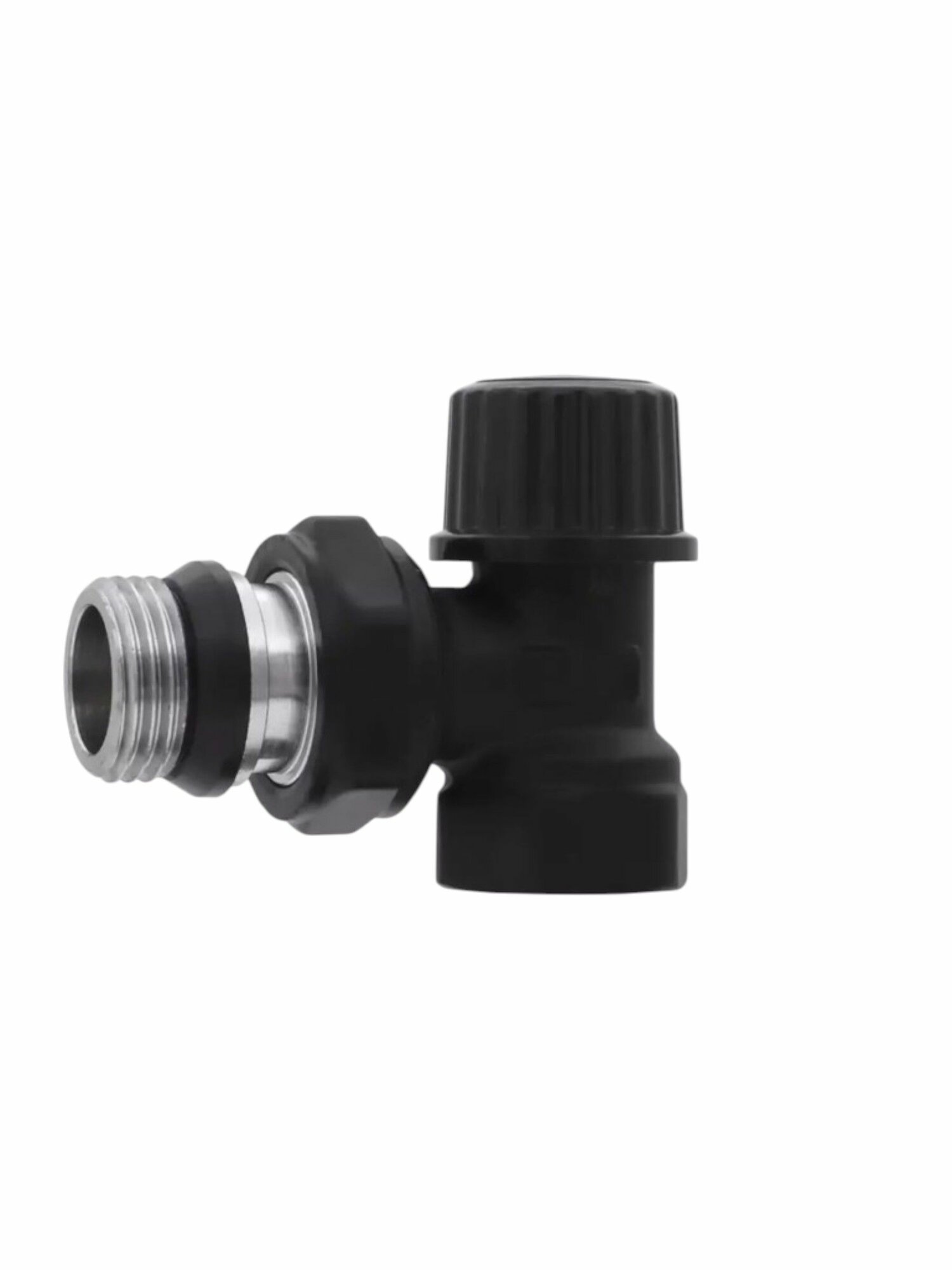 Кран вентиль с американкой для радиатора 1/2 VR284-C нижний угловой