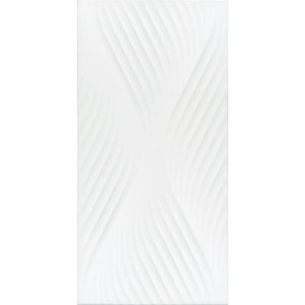 Керама марации Полюс 3D плитка настенная матовая 296x595x10мм(10шт) (1.8м2) белый