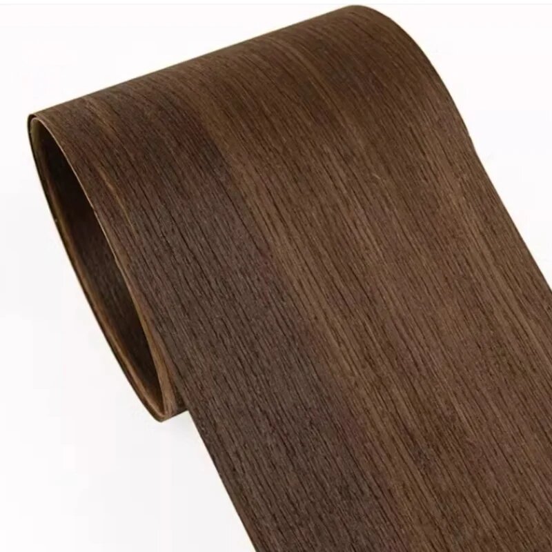 Шпон натурального копченого дуба гостиничная мебель панель динамиков декоративный шпон L: 2-25 метра/шт. Ширина: 12 см Т: 04-05 мм