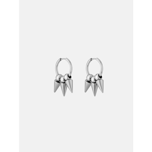 фото Серьги конго душа_brand, серебристый