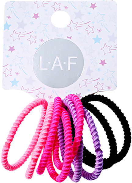 Набор резинок LAF для волос, эластичные и текстильные, 9 штук — фото 1