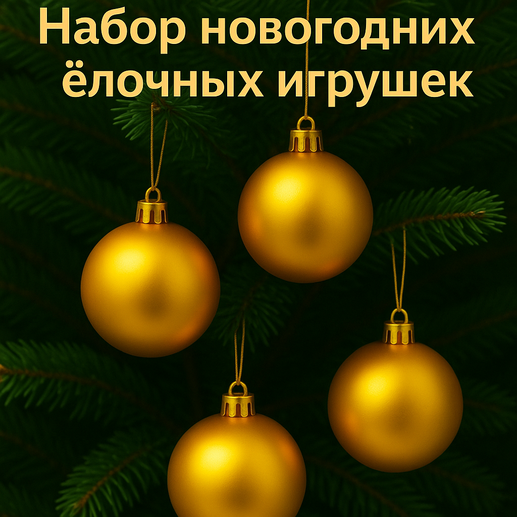 Игрушки для новогодней ёлки — шары, фигурки, LED-гирлянды Праздничные новогодние декоры