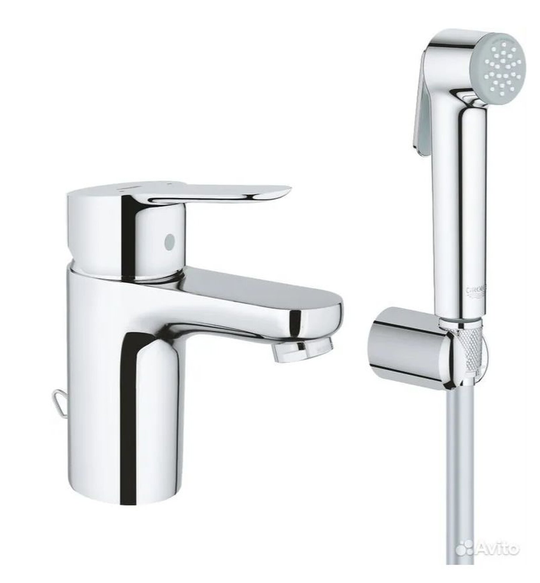 Смеситель Grohe Start Edge 23773000 для раковины с гигиеническим душем Германия