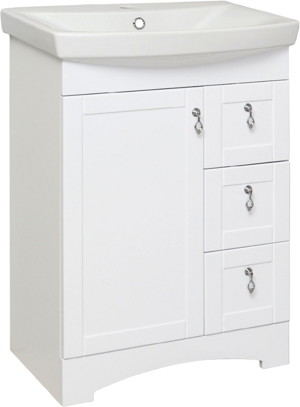 Тумба с раковиной Runo Мерида 60