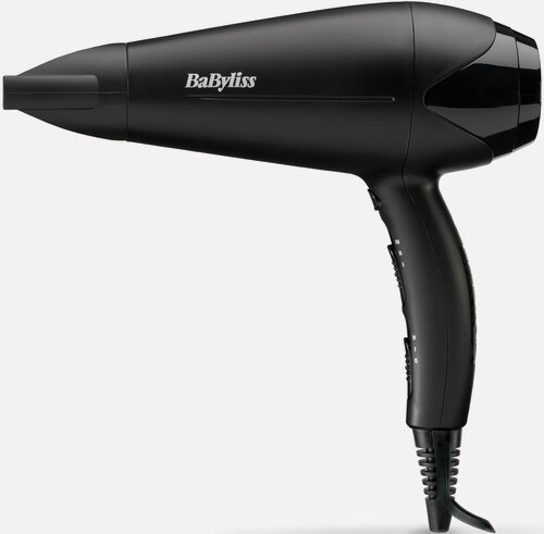 Изображение товара Фен Babyliss D563DE черный, 2100 Вт, 4 режима нагрева, концентратор, диффузор