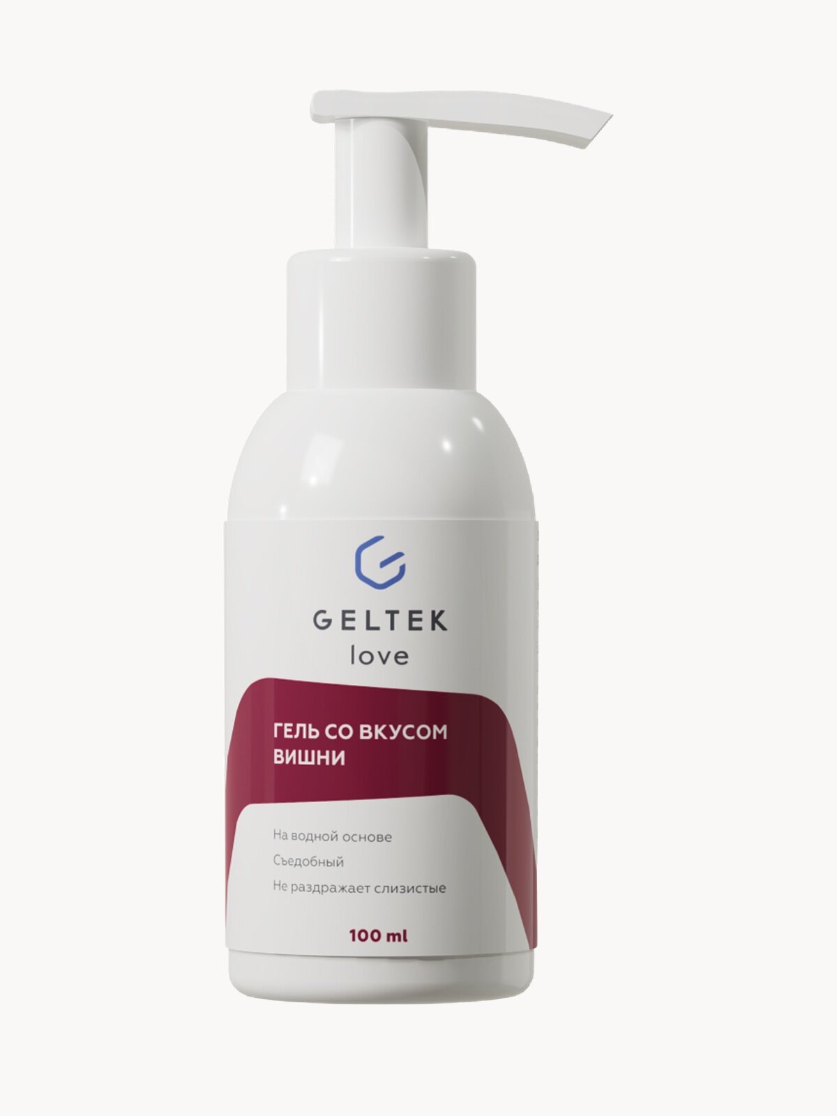 Гельтек Интимный гель на водной основе со вкусом вишни Geltek Love, 100 мл