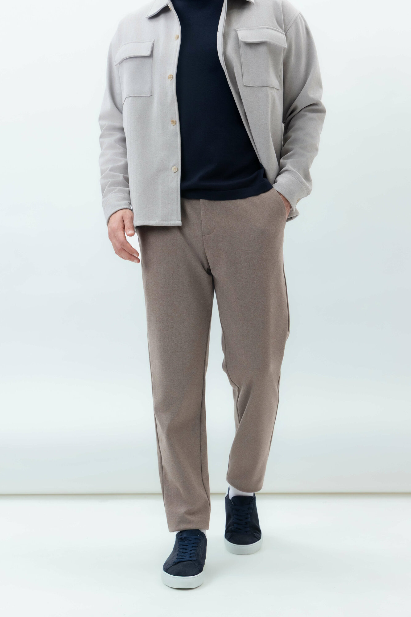 Брюки классические TERRA PRO, размер 29, beige