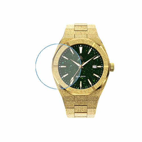 Скрин Мобайл защитный экран для часов Paul Rich Star Dust - Green Gold Automatic 42MM из нано стекло 9H