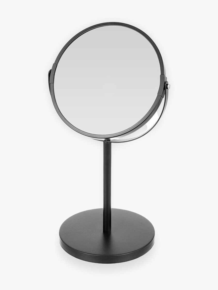 Зеркало двустороннее на подставке 18,5х15х34,5 см EL Casa Черное