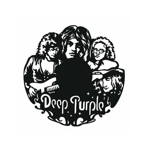 Панно на стену из виниловой пластинки Deep Purple