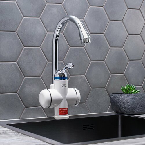 Проточный водонагреватель РМС-ЭЛ01 ABS-пластик поворотный излив гарантия 315000₽