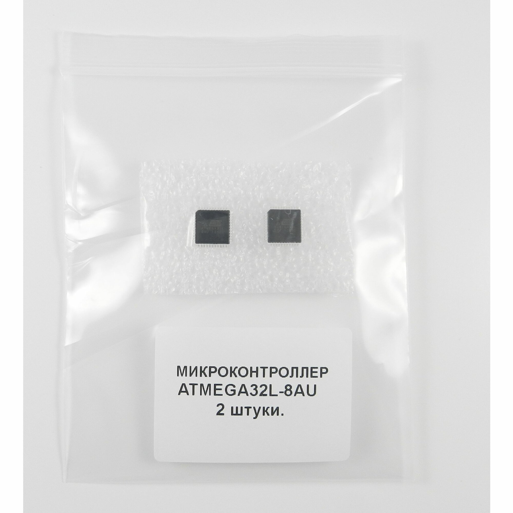 Микроконтроллер ATMEGA32L-8AU, Микроконтроллер 8-бит AVR, TQFP44, (оригинал)