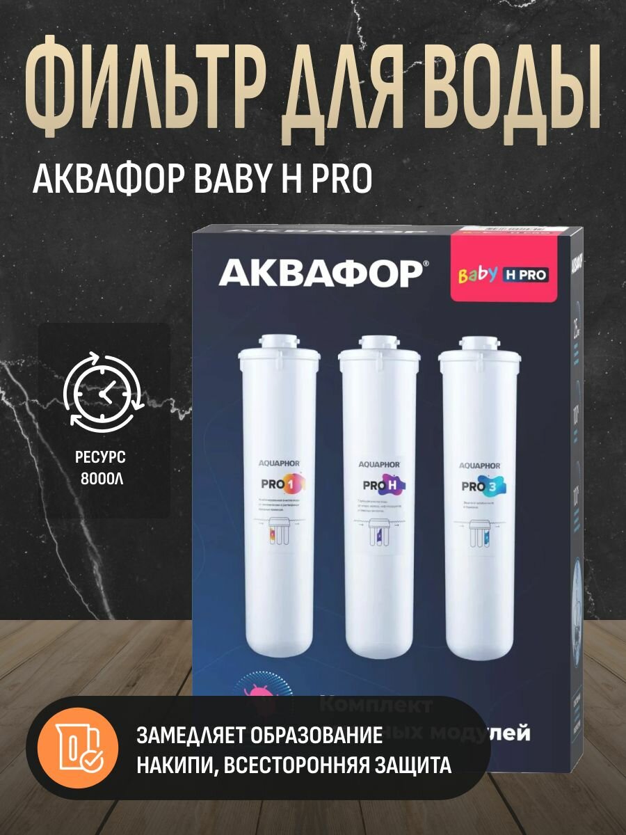 Комплект модулей сменных фильтрующих Аквафор Baby H Pro