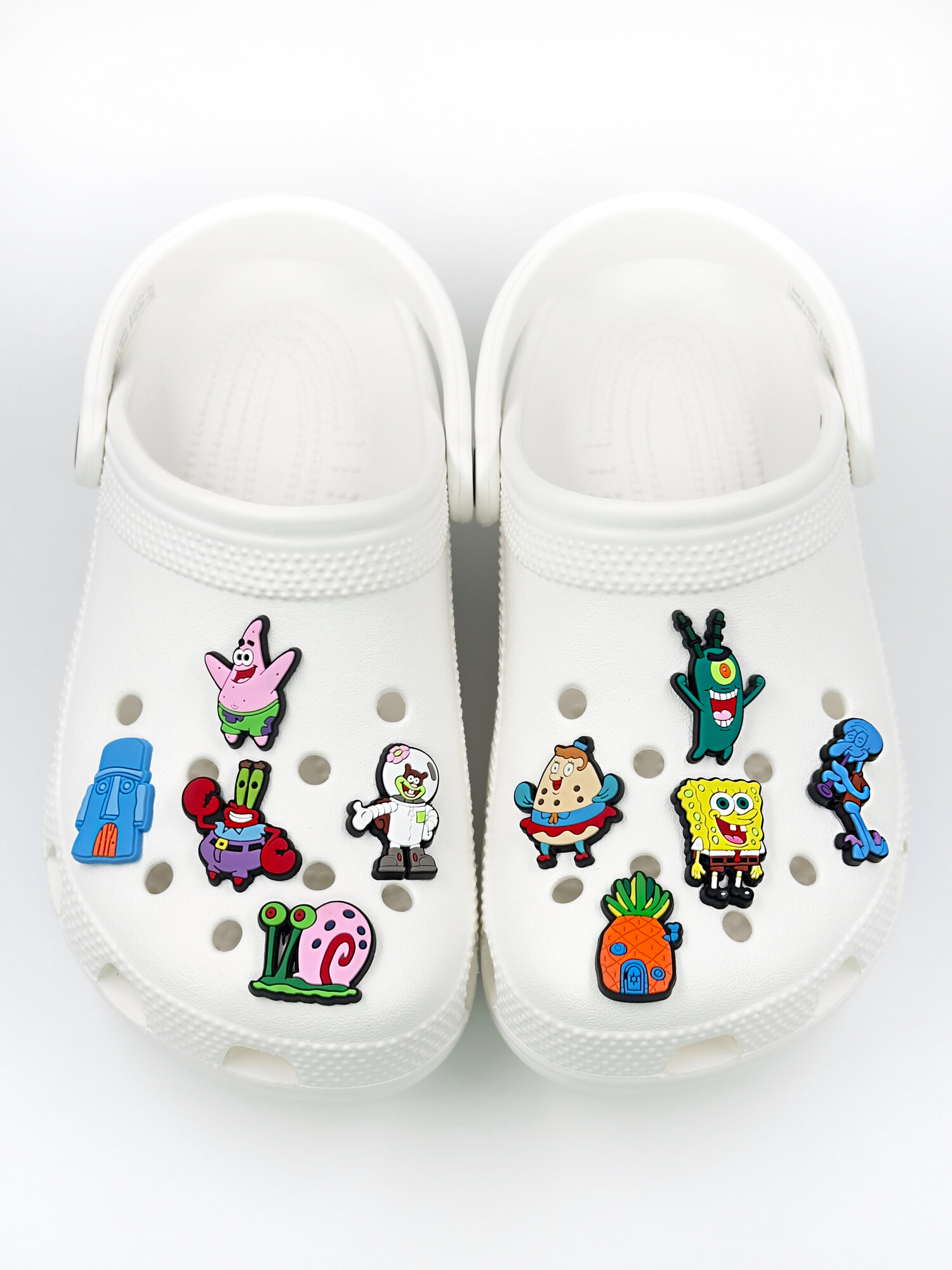 Украшения для обуви джибики ("Спанч Боб", "Мультсериалы"), Джибитсы(10 штук) — фото 1