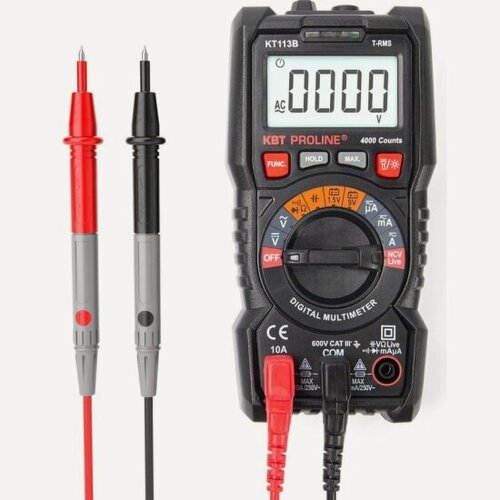 Изображение товара Мультиметр цифровой Квт KT 113B "PROLINE"