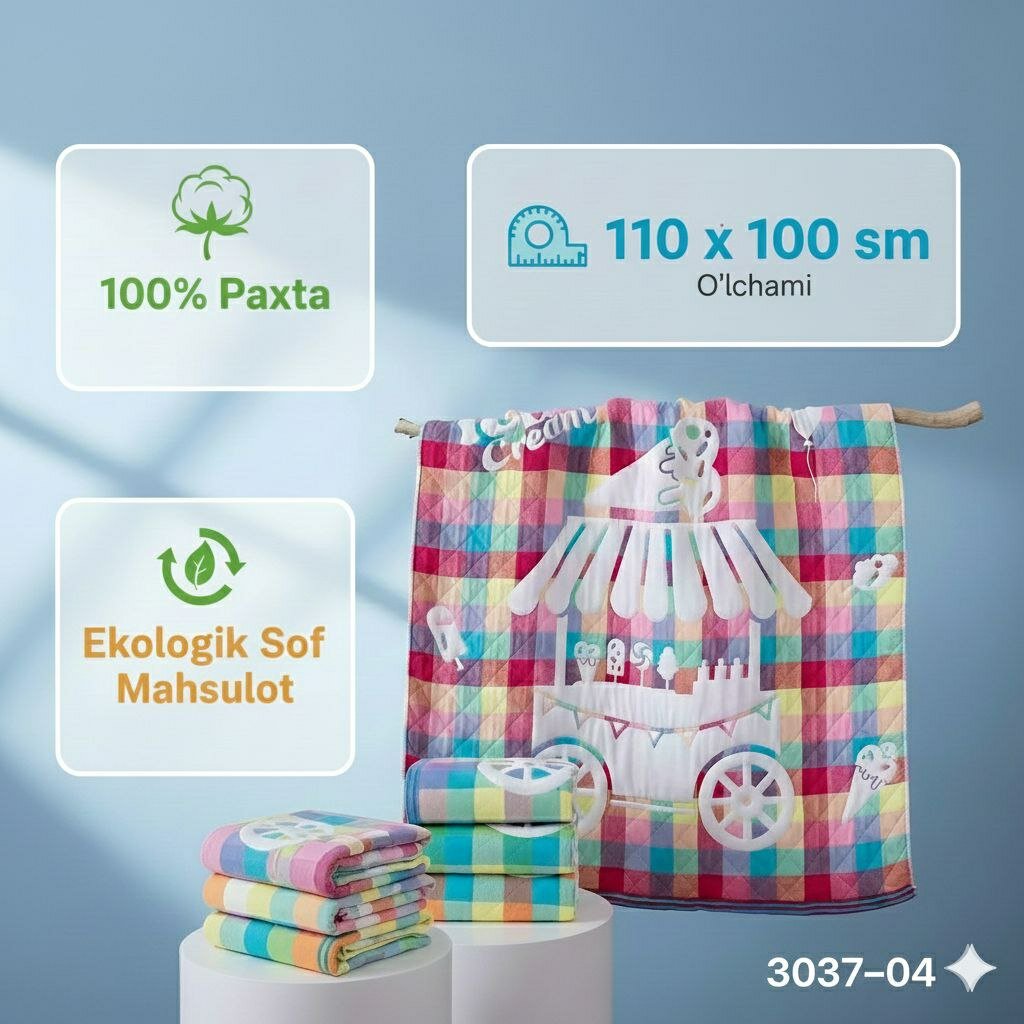 Одеяло детское, льняное, для новорожденных, плед, покрывало для детей