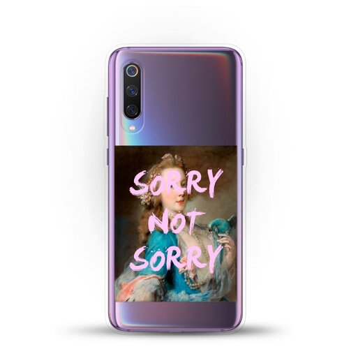 фото Силиконовый чехол sorry на xiaomi mi 9 andy & paul