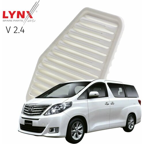 Фильтр воздушный Toyota Alphard (2) / Тойота Альфард 2008 2009 2010 2011 2012 2013 2014 2015 V2.4 2AZ-FE / 1шт LYNXauto