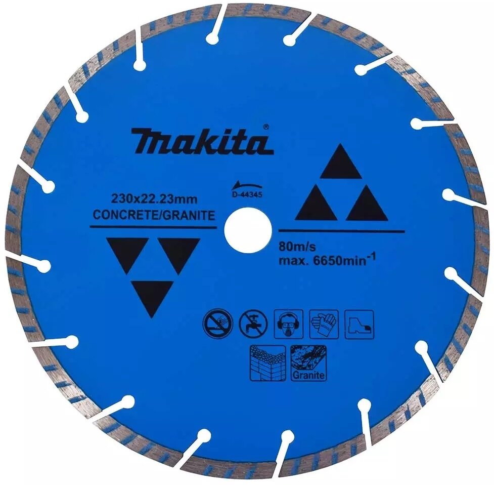 Диск алмазный отрезной Makita D-44345