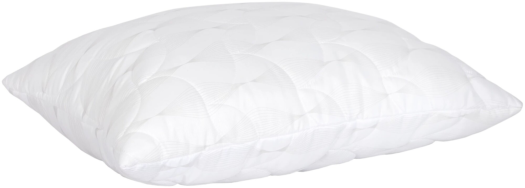 Подушка белая Бамбук 50х70 гипоаллергенная для взрослых и детей / для сна на спине, на животе, на боку / в подарок / Мягкий сон - фотография № 2