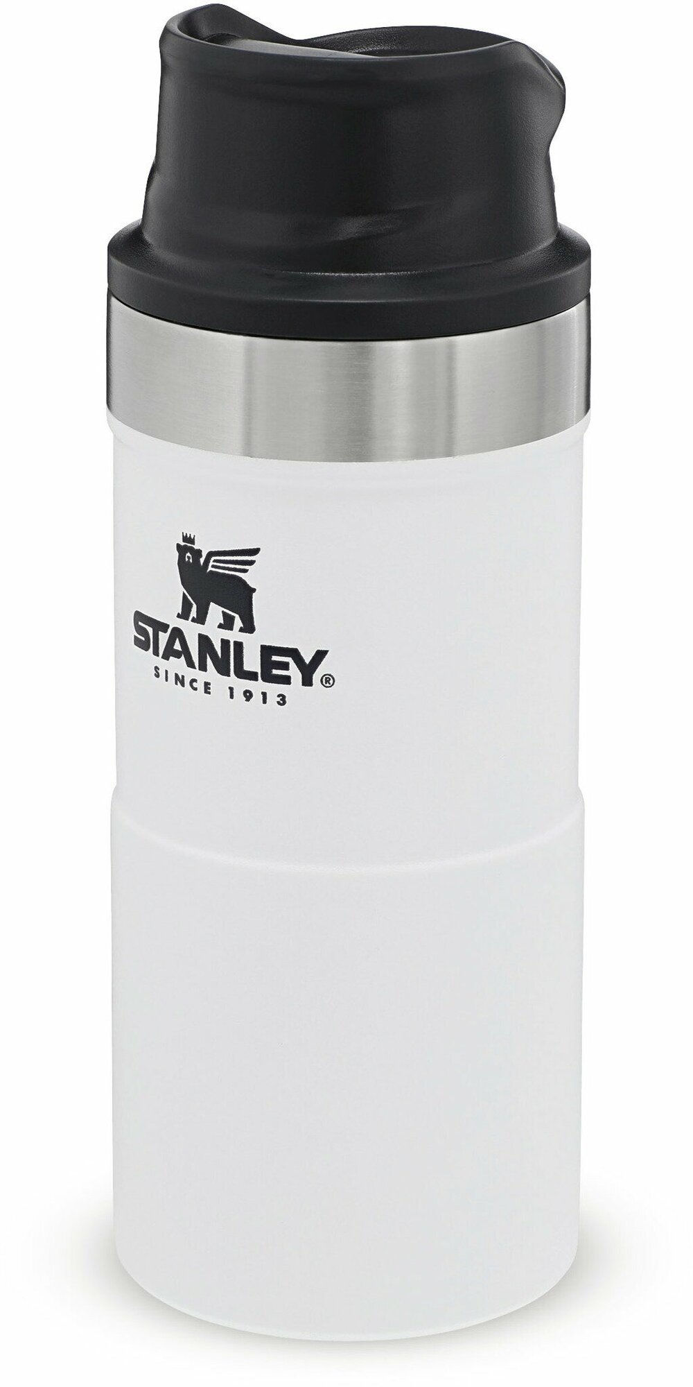 Термостакан Stanley Classic Trigger Action 0,35L One hand 2.0 Белая - фотография № 7