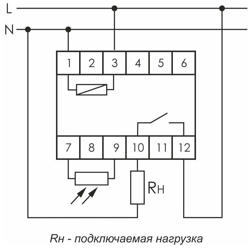 Сумеречный выключатель F&F AZ-112 ПЛЮС белый