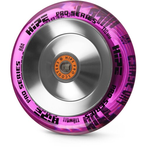Колесо Hipe H72 110мм серебристый/розовый, Violet колесо hipe 36 120mm хром