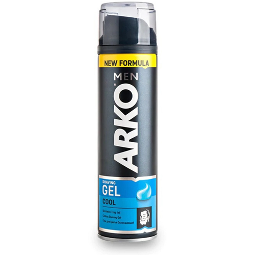 Гель для бритья Arko Men Cool, 200мл гель для бритья arko men anti irritation 200мл