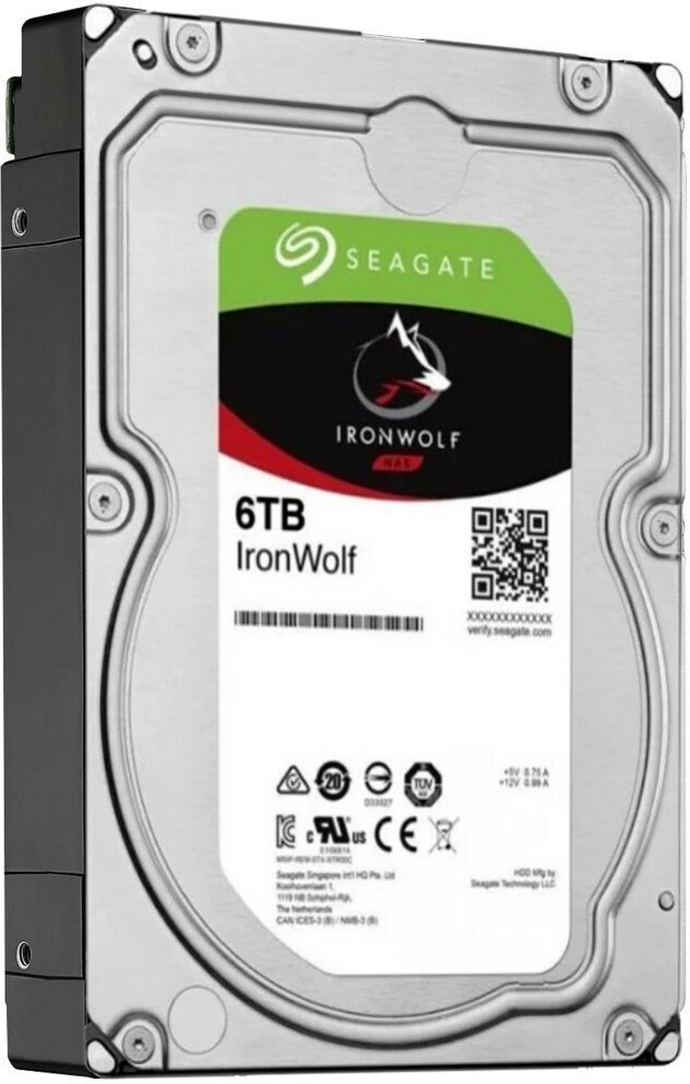 Жесткий диск SEAGATE Ironwolf , 6Тб, HDD, SATA III, 3.5" - фото №8