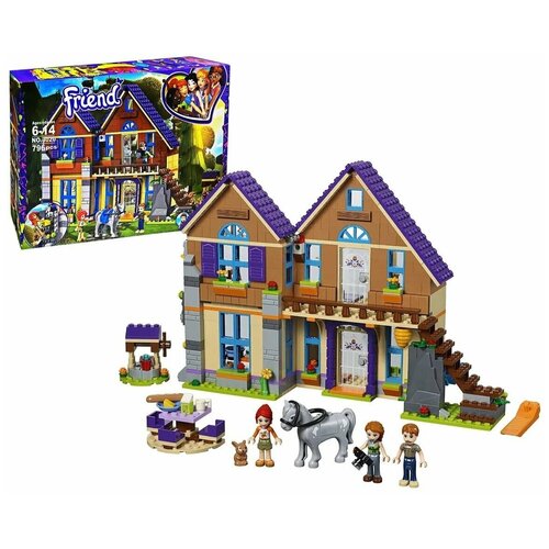 Конструктор Friend 3020 Дом Мии 796 детали конструктор lepin 3020 френдс дом мии 796 деталей