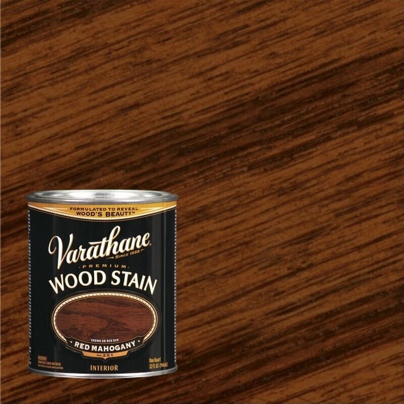 Морилка на масляной основе Varathane Premium Wood Stain 946 мл Красный махагон 211724