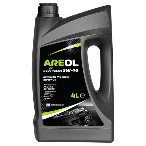 AREOL Areol Eco Protect 5w40 (1l)_масло Моторное! Синтacea C3, Api Sn/Cf, Vw 505.00/505.01, Mb 229.51