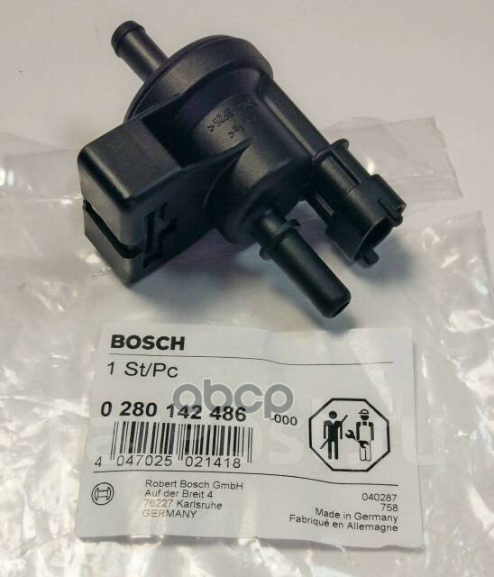 Клапан Вентиляции Бака Bosch арт. 0280142486